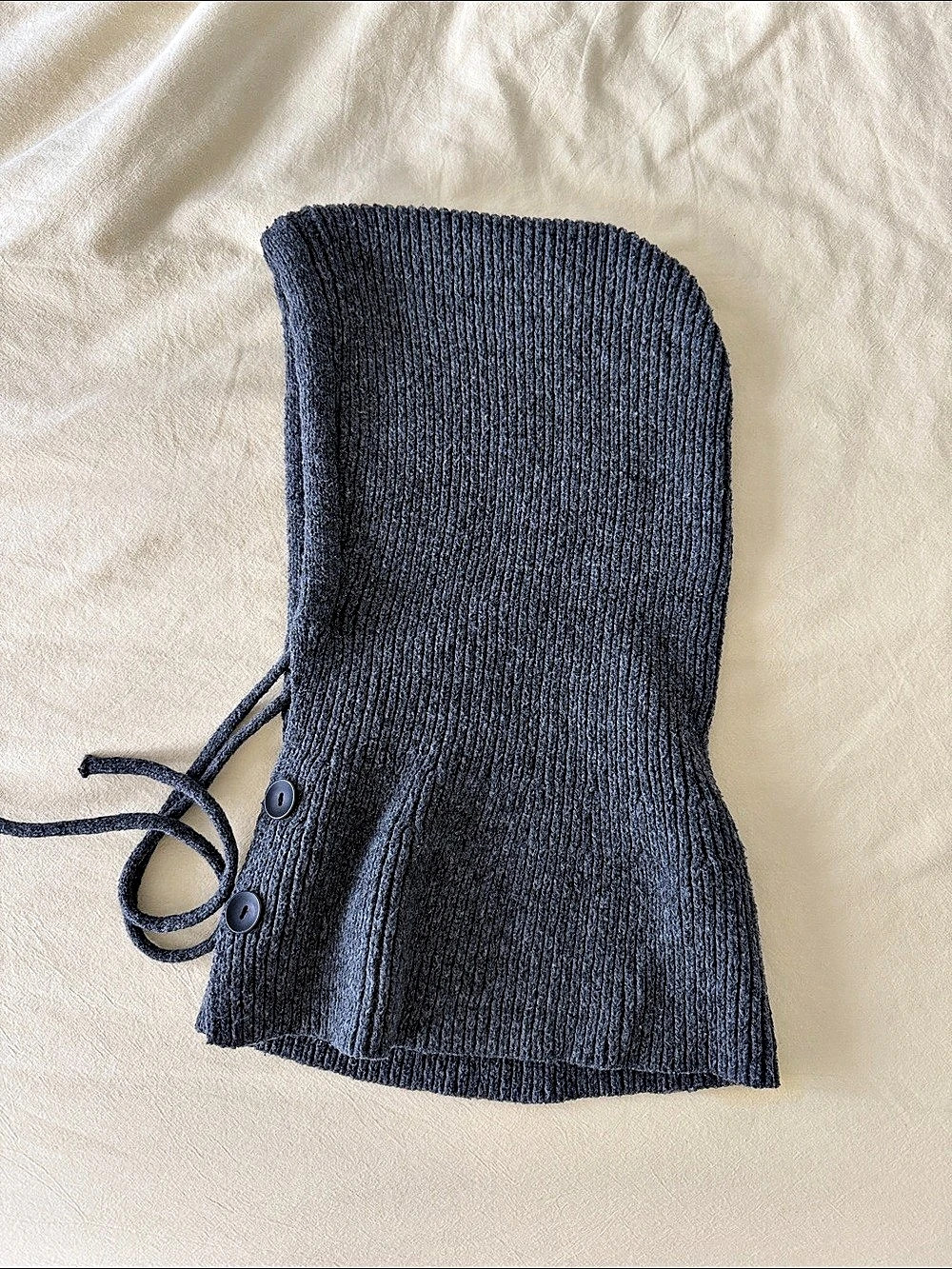 Knit Balaclava in Grey